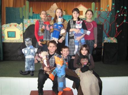 Коллектив кукольного театра Гимназии №80